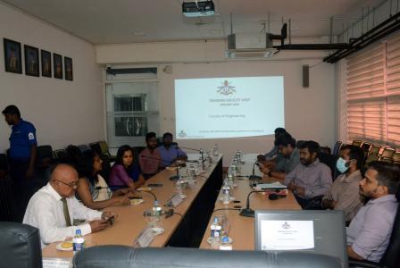 The Representatives from Export Development Board, University of Moratuwa, University of Ruhuna and Ocean University, Sri Lanka visited Laboratory & Training facilities at KDU.  | FOE, KDU