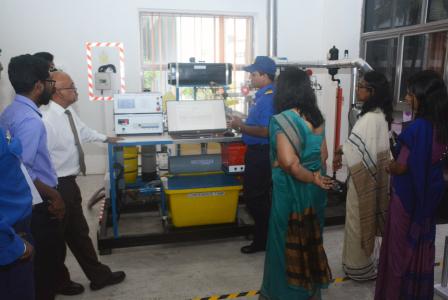 The Representatives from Export Development Board, University of Moratuwa, University of Ruhuna and Ocean University, Sri Lanka visited Laboratory & Training facilities at KDU.  | FOE, KDU