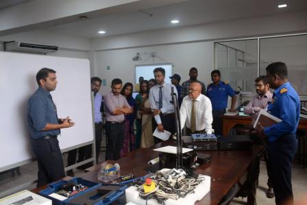 The Representatives from Export Development Board, University of Moratuwa, University of Ruhuna and Ocean University, Sri Lanka visited Laboratory & Training facilities at KDU.  | FOE, KDU