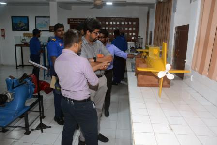 The Representatives from Export Development Board, University of Moratuwa, University of Ruhuna and Ocean University, Sri Lanka visited Laboratory & Training facilities at KDU.  | FOE, KDU